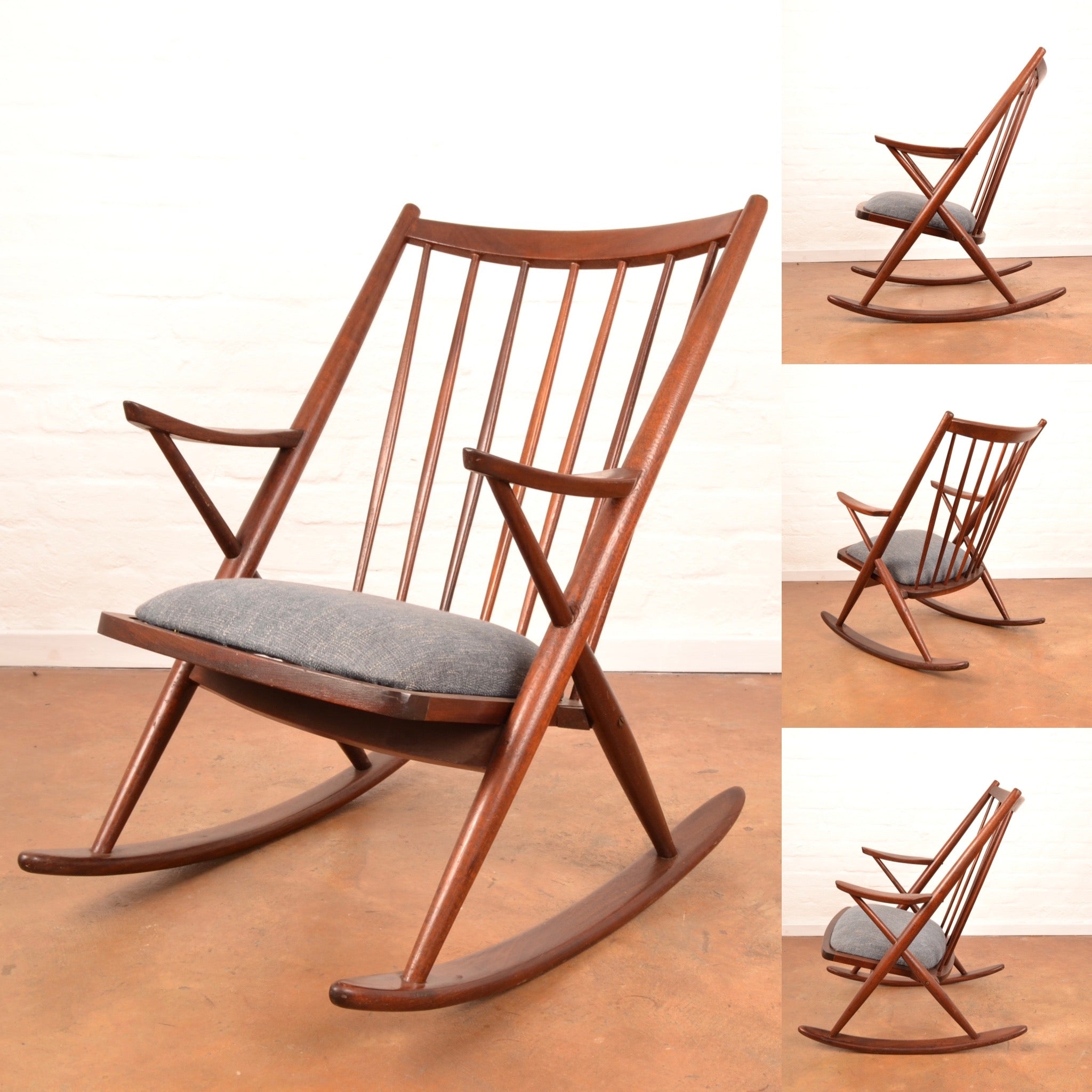 Mid Century Modern 'Uncle Tom' Rocking Chair by Frystark