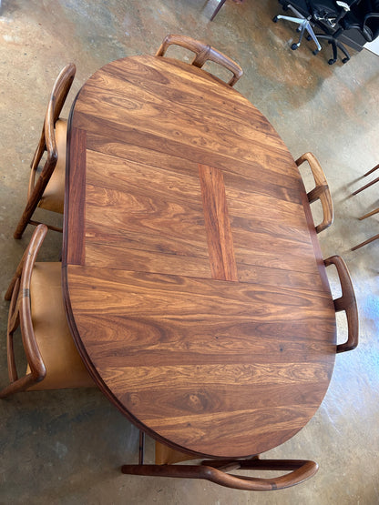 6 - Seater Mid Century Modern Extendable Dining Set by Artecasa