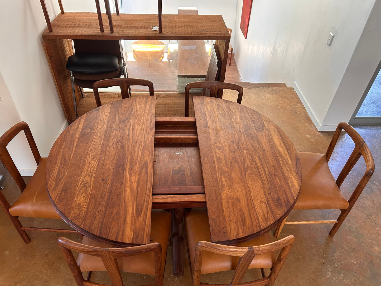 6 - Seater Mid Century Modern Extendable Dining Set by Artecasa