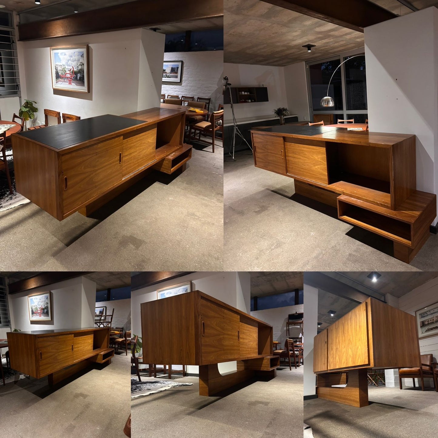 Mid Century Modern Multipurpose Storage Console & Room Divider