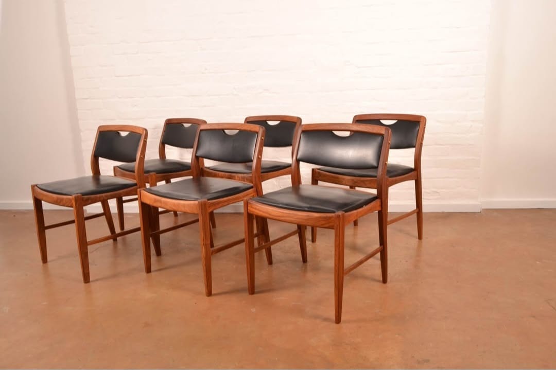 6 x Mid Century Modern Dining Chairs