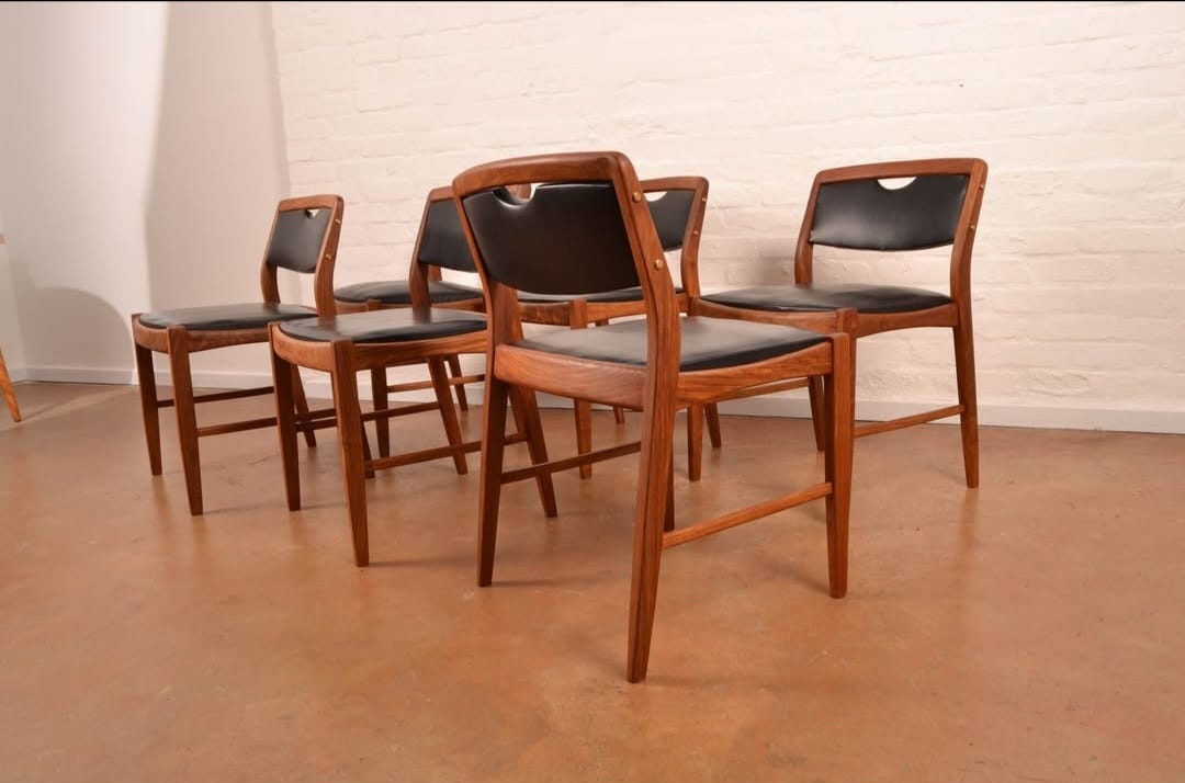 6 x Mid Century Modern Dining Chairs